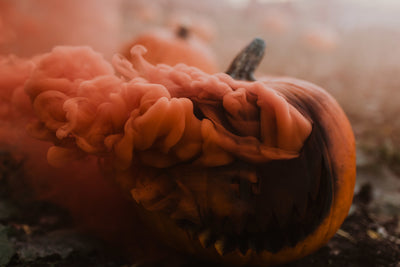 Smoking Pumpkin Inspiration for Halloween