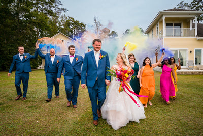 Smoke Bombs: 2023's Hottest Wedding Trend!