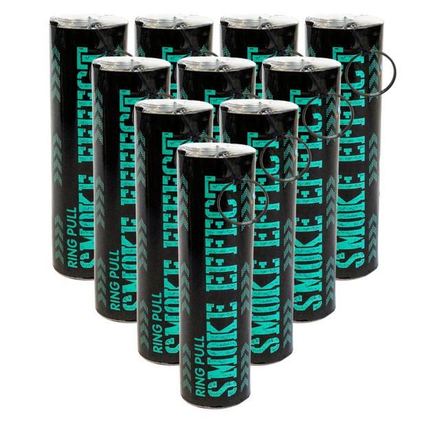 Ring Pull Smoke Bomb RP90 Second (Teal)