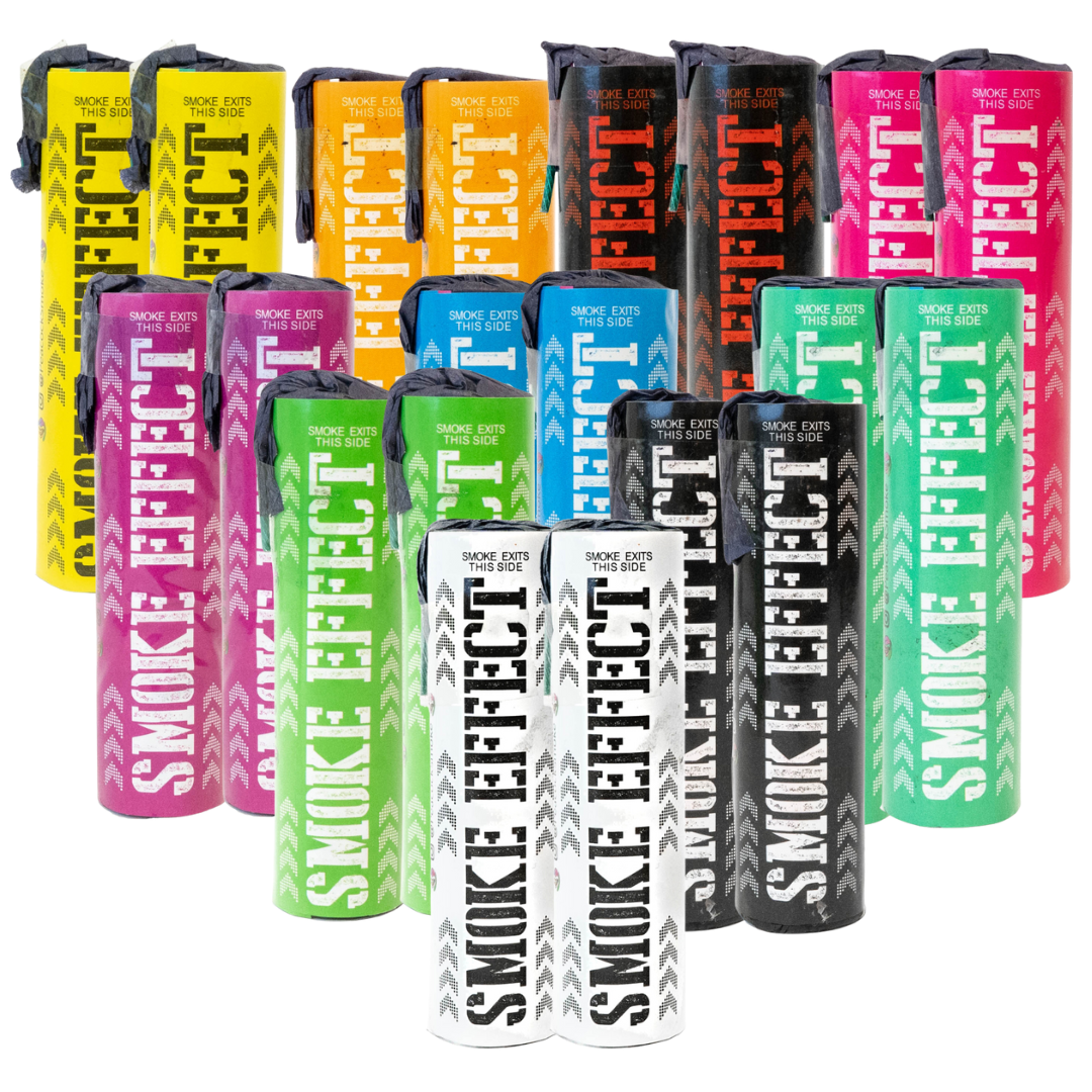 Smoke Bombs [Orange,Purple,Green,Black,Yellow] Pack – Smoke Effect
