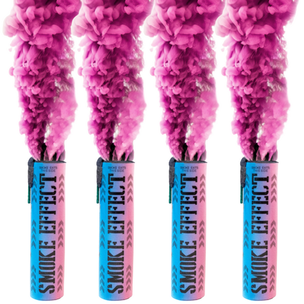 Pink Smoke Stick - Wick Activated (35 sec) Discreet Label